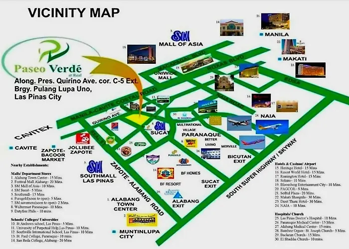 Apartamento Paseo Pinas - Sleeps 2 Adults 2 Children Manila
